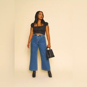 WHIMSY + ROW Denim Flora Organic Cotton Pant Indigo 27